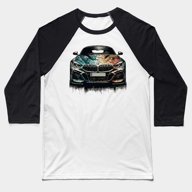 BMW Z4 Baseball T-Shirt by Vehicles-Art